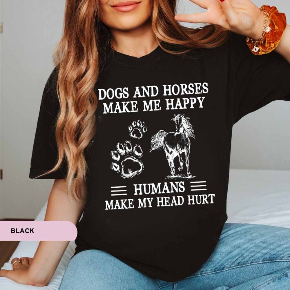 Dogs and Horses, Horse Love Sweatshirt, Country Girl